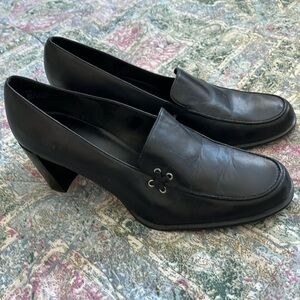Black shoes-worn once